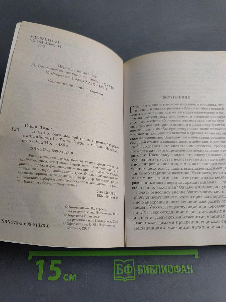 Вдали от обезумевшей толпы