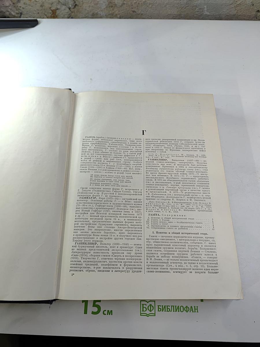 Большая советская энциклопедия, Том 10: Газель-Германия