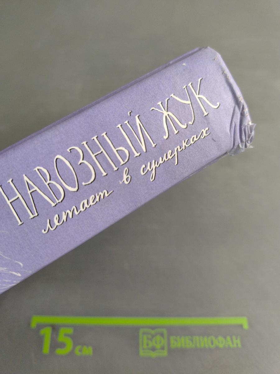 Навозный жук летает в сумерках