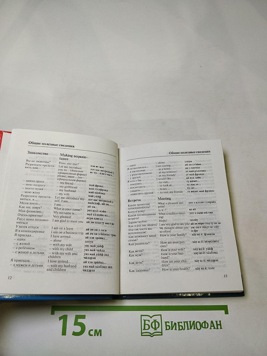 Русско-английский разговорник