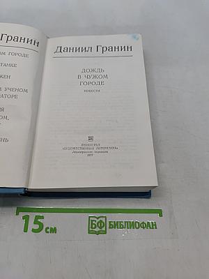 Дождь в чужом городе