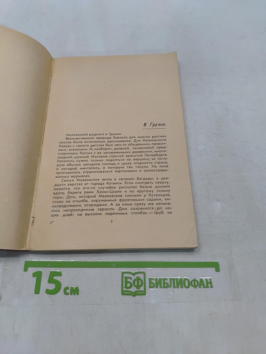 В. Маяковский. Биография писателя