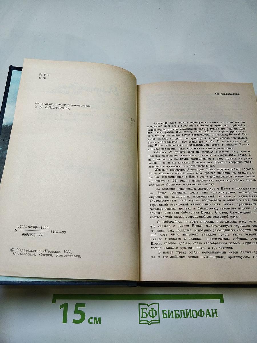 Я лучшей доли не искал... Судьба Александра Блока в письмах, дневниках, воспоминаниях