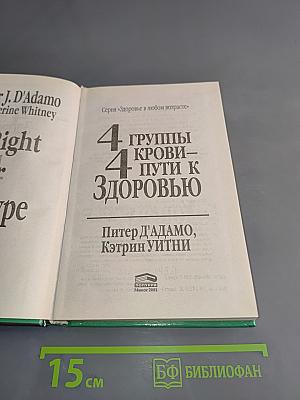 4 группы крови – 4 пути к здоровью