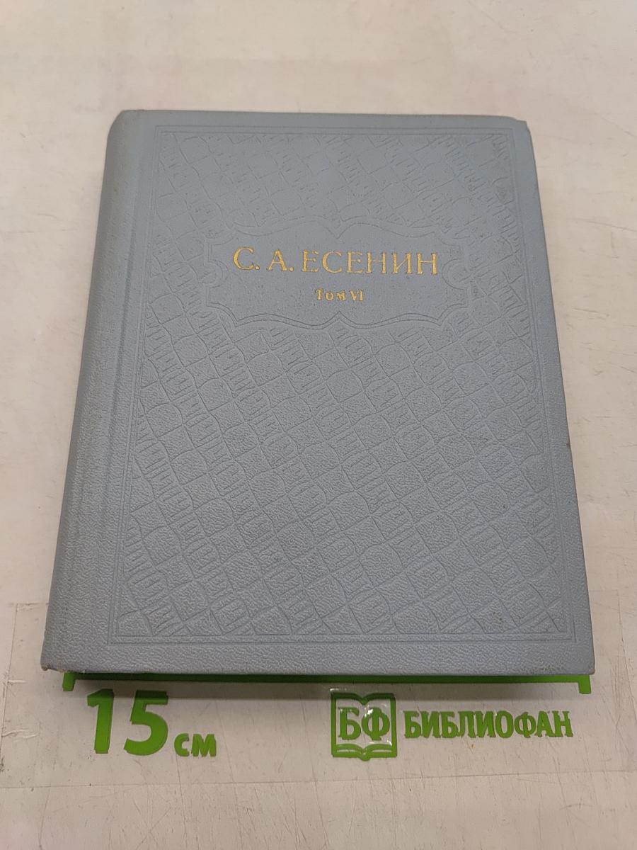 С. А. Есенин. Собрание сочинений. Том 6. Письма