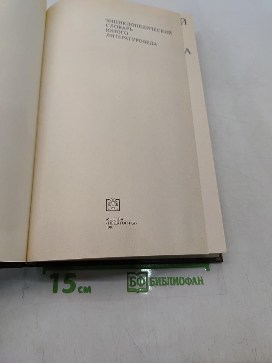 Энциклопедический словарь юного литературоведа