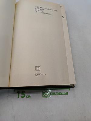 Энциклопедический словарь юного литературоведа