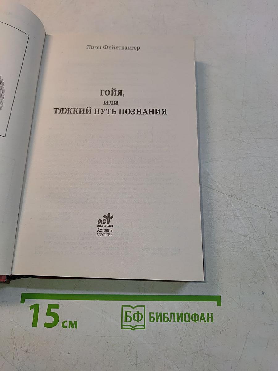 Гойя, или Тяжкий путь познания