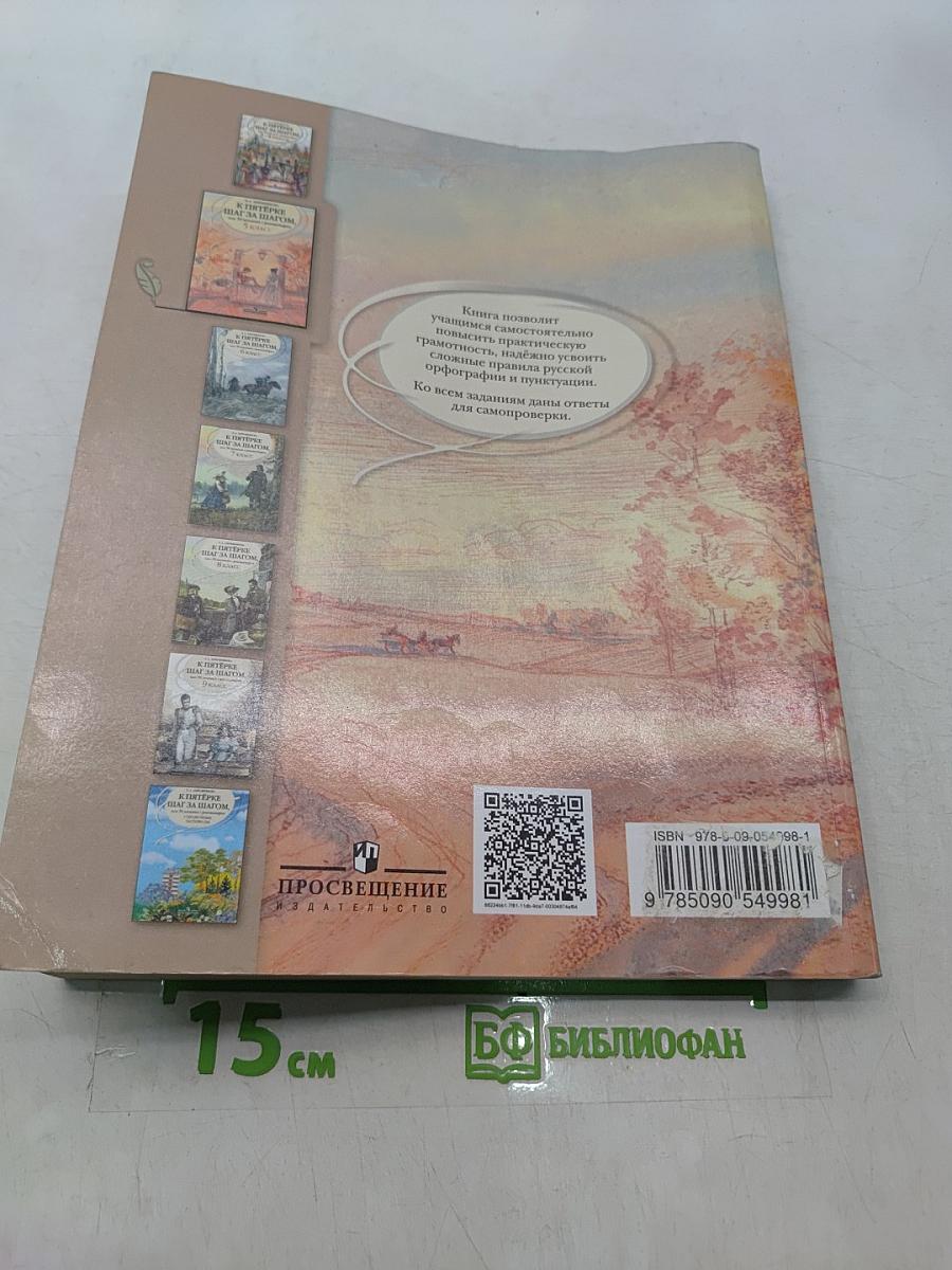 К пятёрке шаг за шагом, или 50 занятий с репетитором. Русский язык. 5 класс