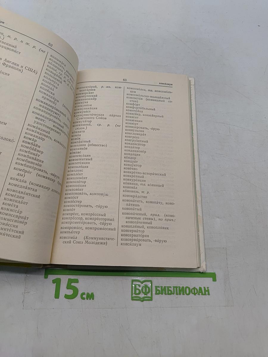Орфографический словарь для учащихся средней школы