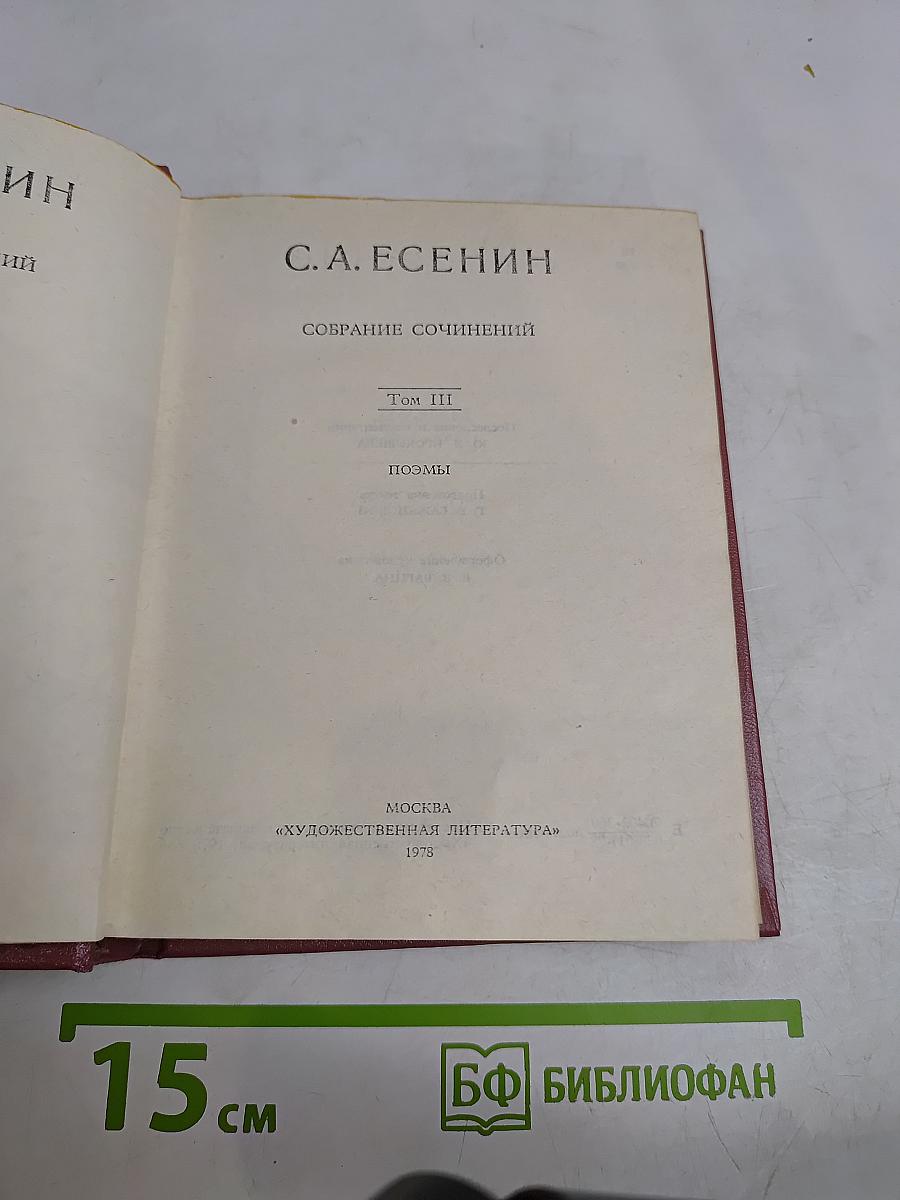 Собрание сочинений. Том III. Поэмы (1921-1925)