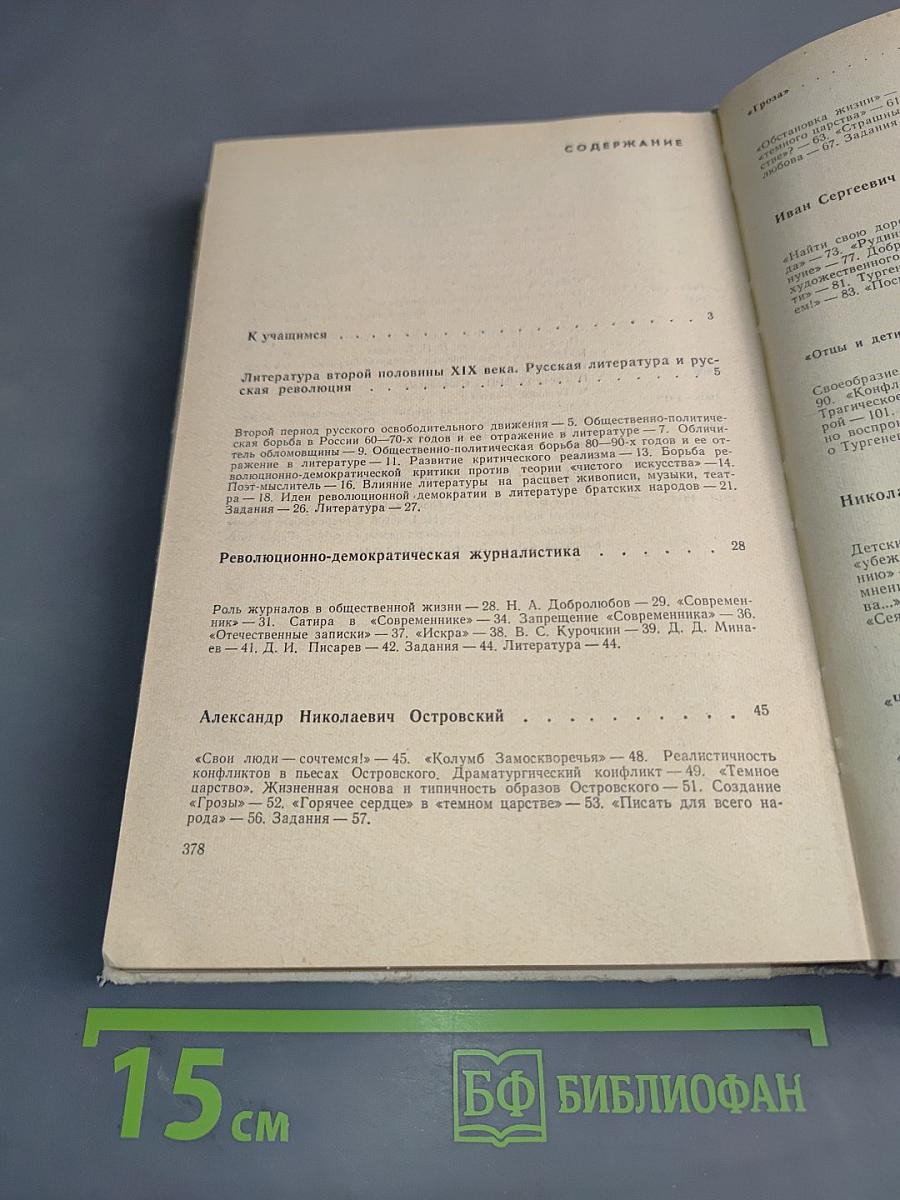 Русская литература. Учебник для 9 класса средней школы