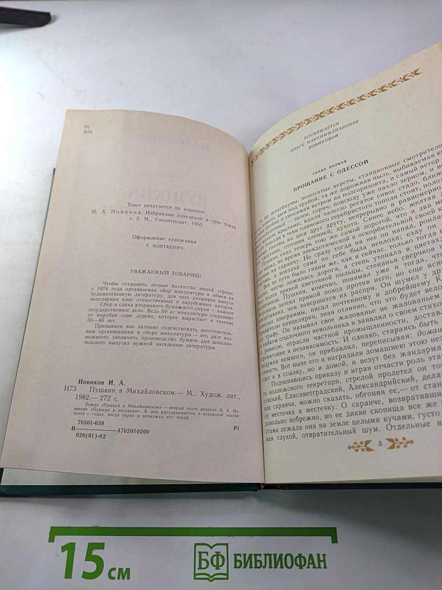 Пушкин в Михайловском