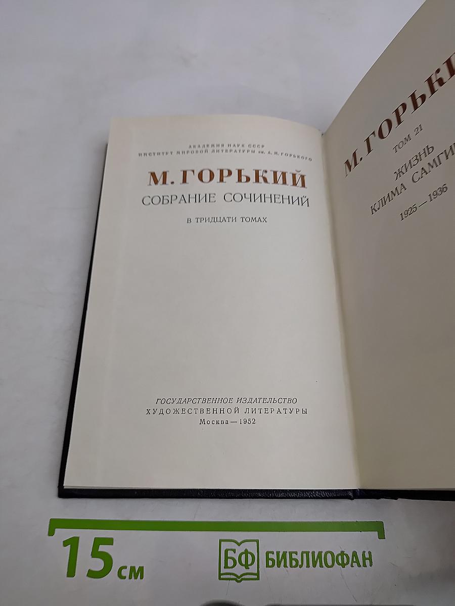 Собрание сочинений в тридцати томах. Том 21. Жизнь Клима Самгина