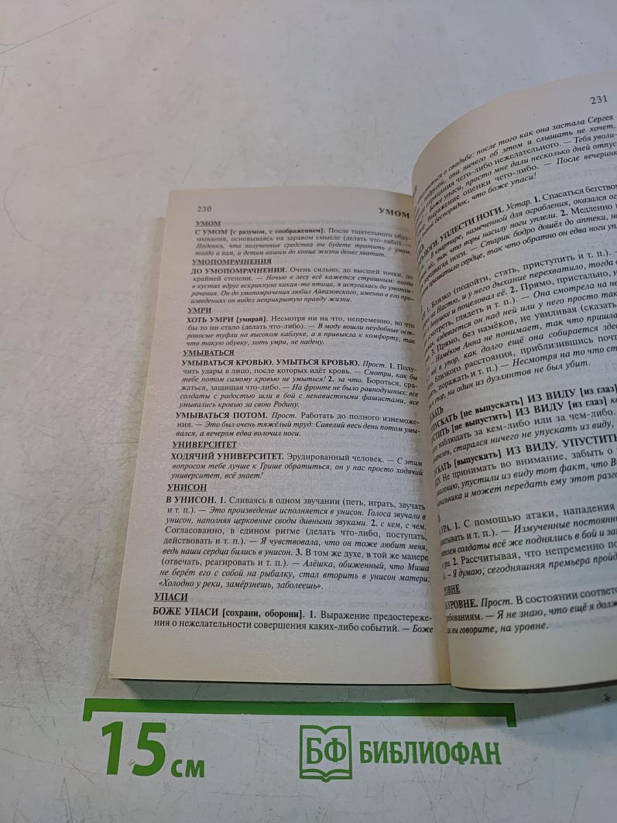 Словарь фразеологизмов