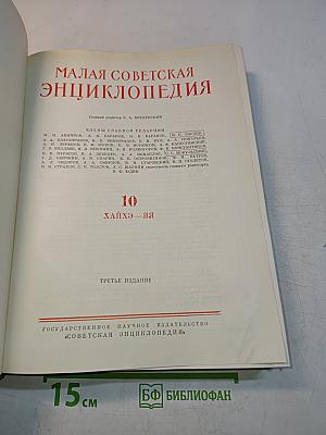 Малая Советская Энциклопедия. Том 10. Хайхэ – Яя
