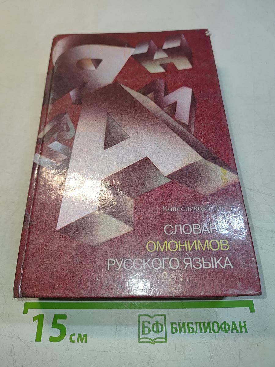 Словарь омонимов русского языка
