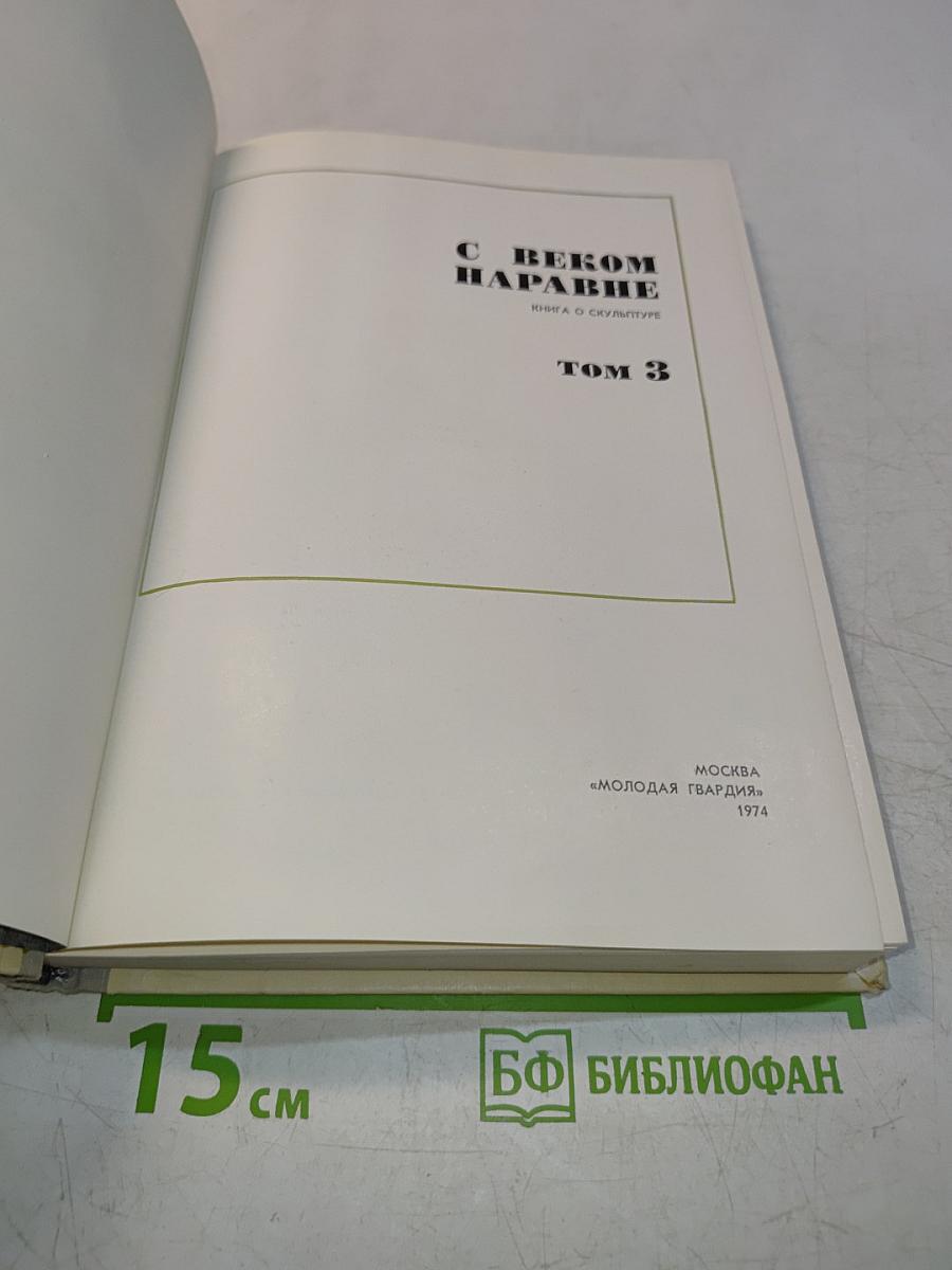 С веком наравне. Книга 3. О скульптуре