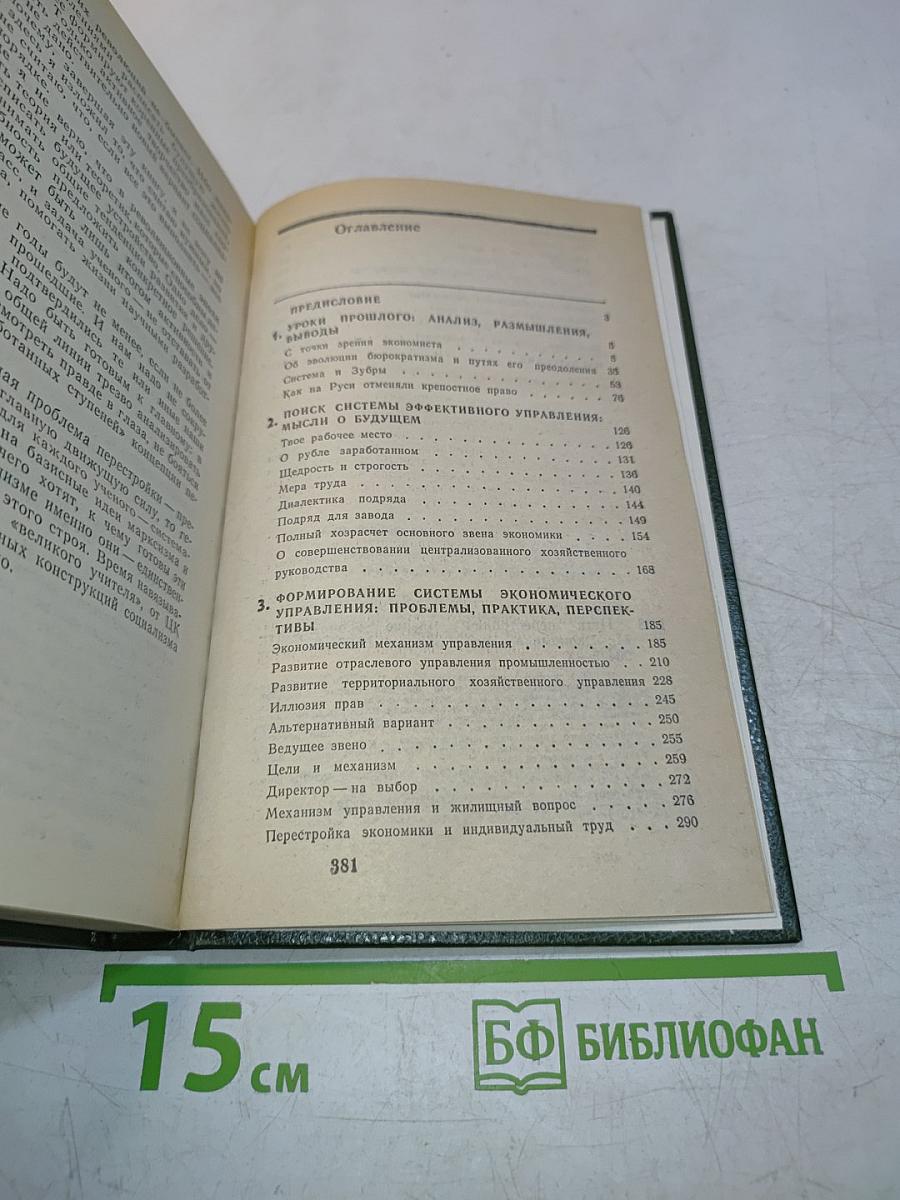 Пути перестройки. Мнение экономиста