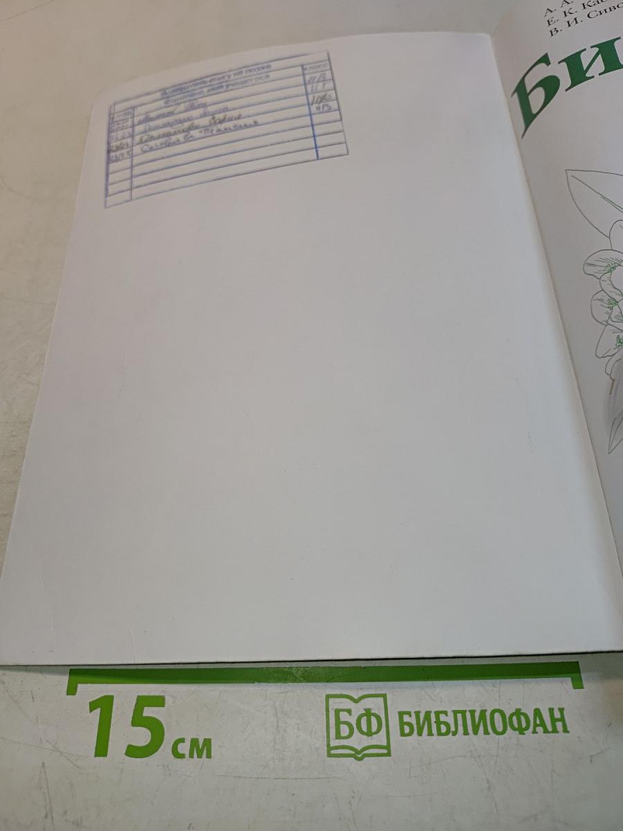 Биология. 11 класс