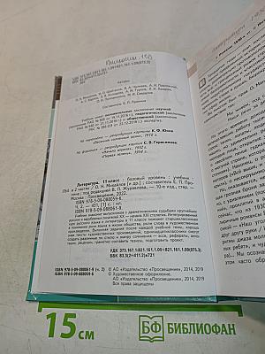 Литература. 11 класс. Часть 2. Базовый уровень