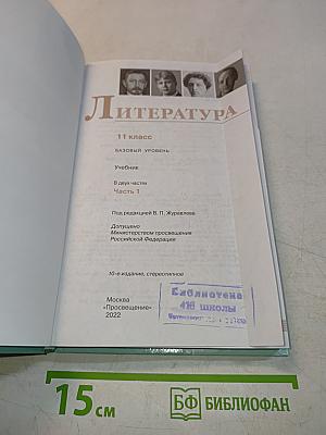 Литература. 11 класс. Часть 1