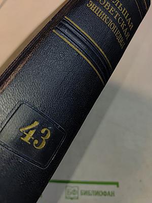 Большая Советская Энциклопедия. Том 43