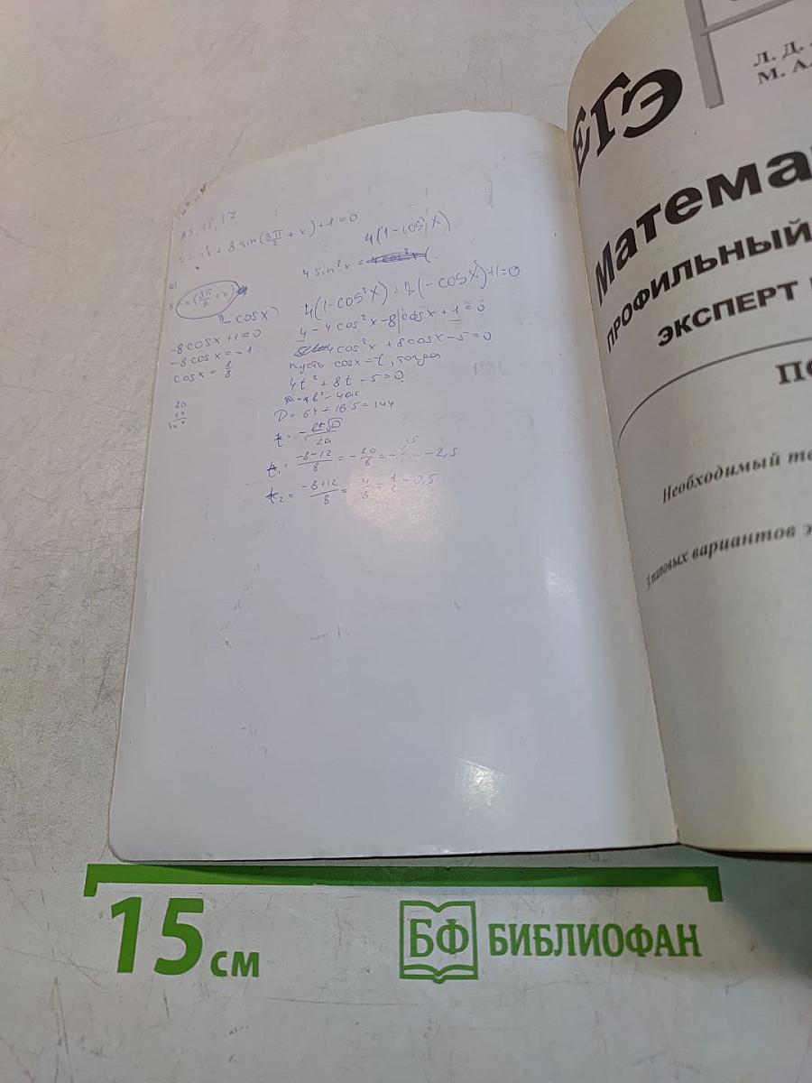 ЕГЭ. Математика. Профильный уровень. Эксперт в ЕГЭ. Подготовка к ЕГЭ