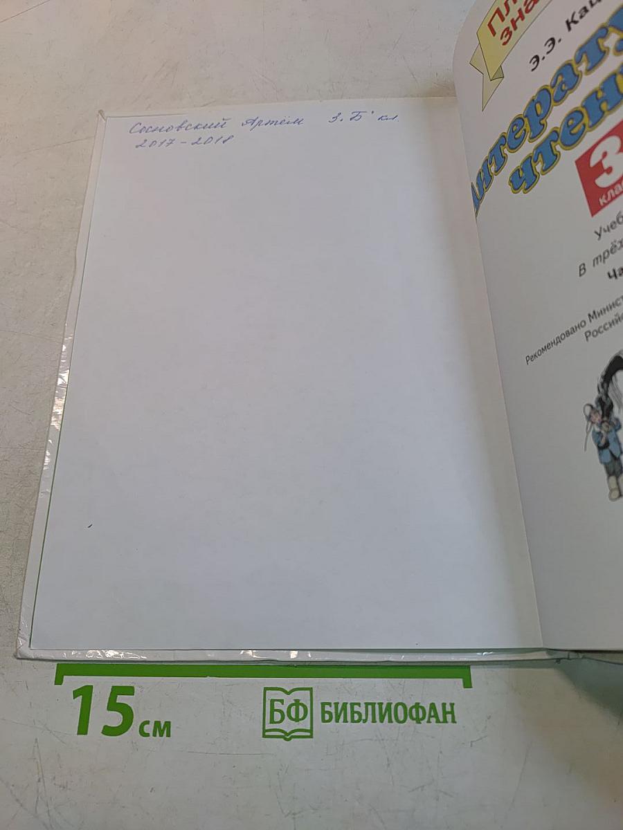 Литературное чтение. 3 класс. Часть 3