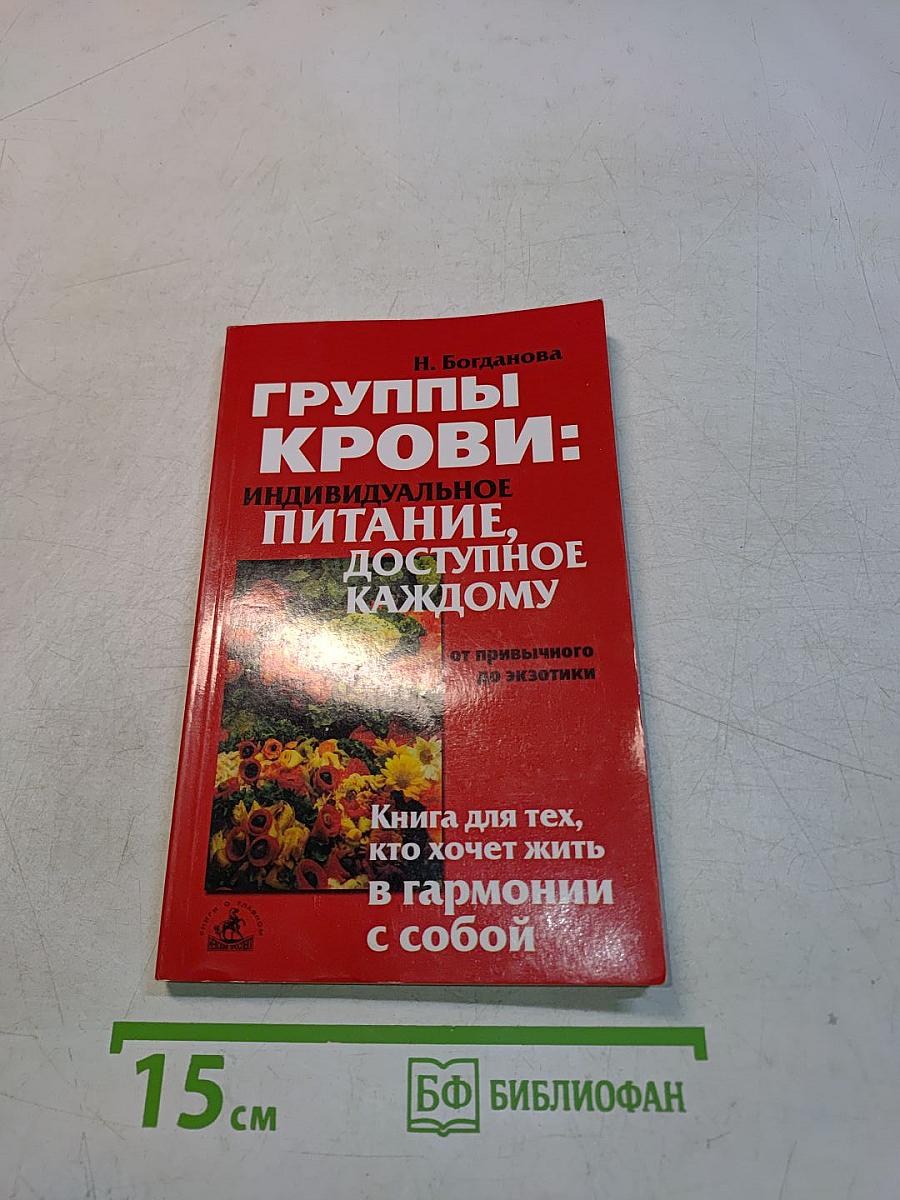 Группы крови: индивидуальное питание, доступное каждому