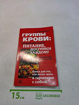 Группы крови: индивидуальное питание, доступное каждому