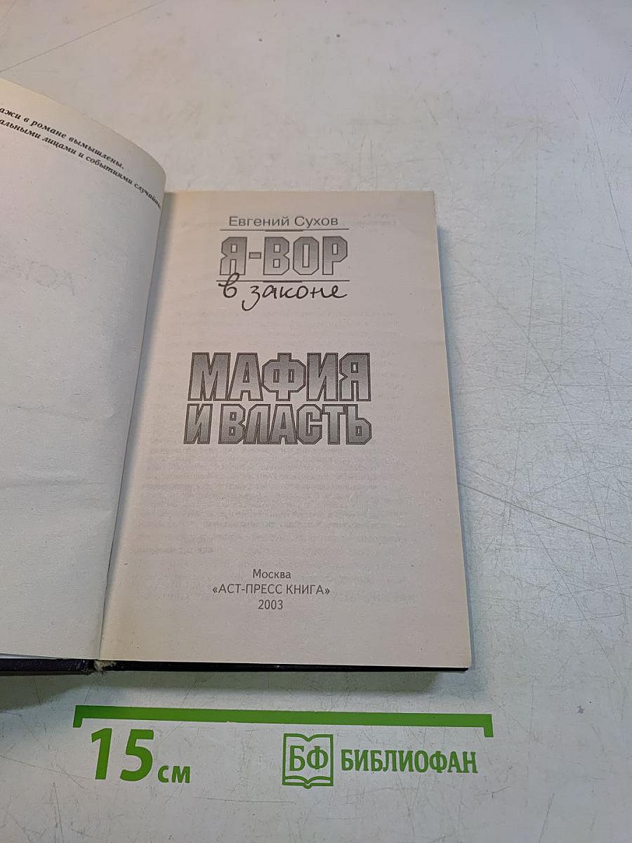 Я-вор в законе. Мафия и власть