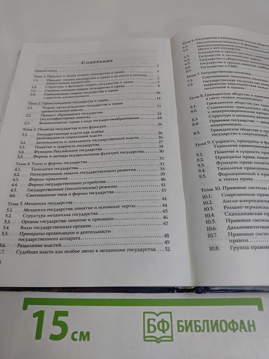 Теория государства и права