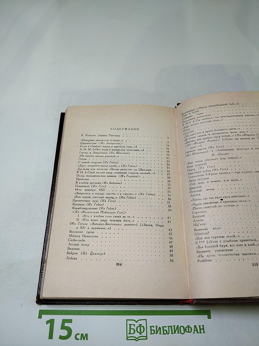 Стихотворения Ф. Тютчева