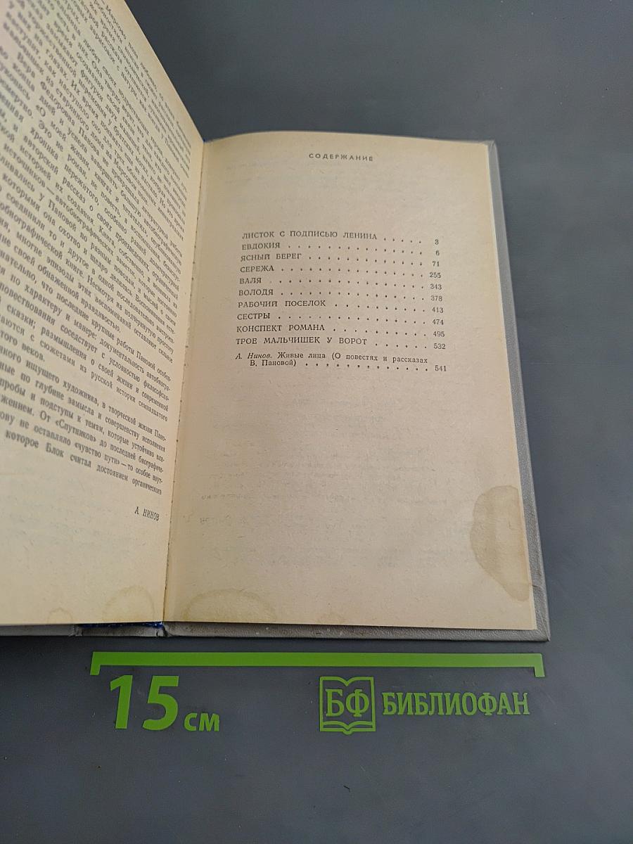 Конспект романа