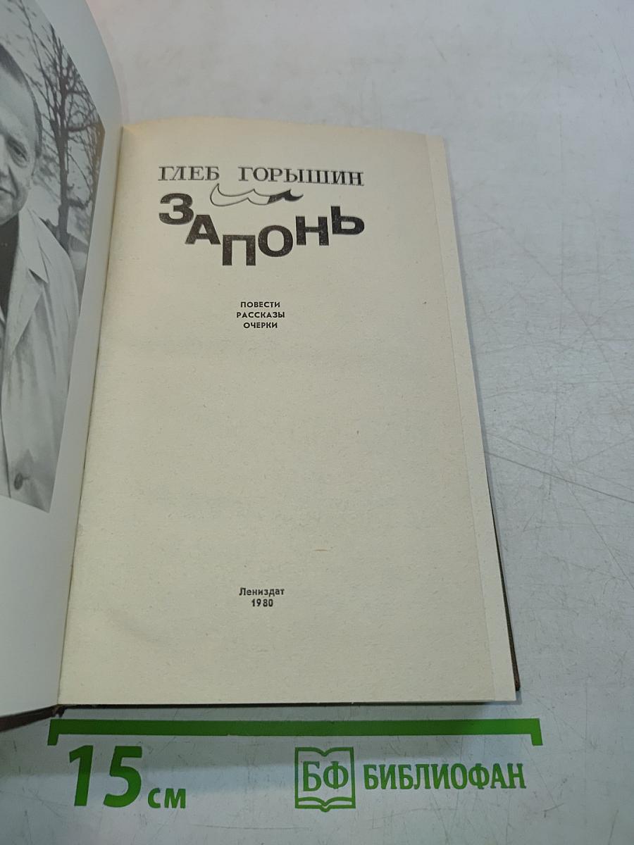 Запонь