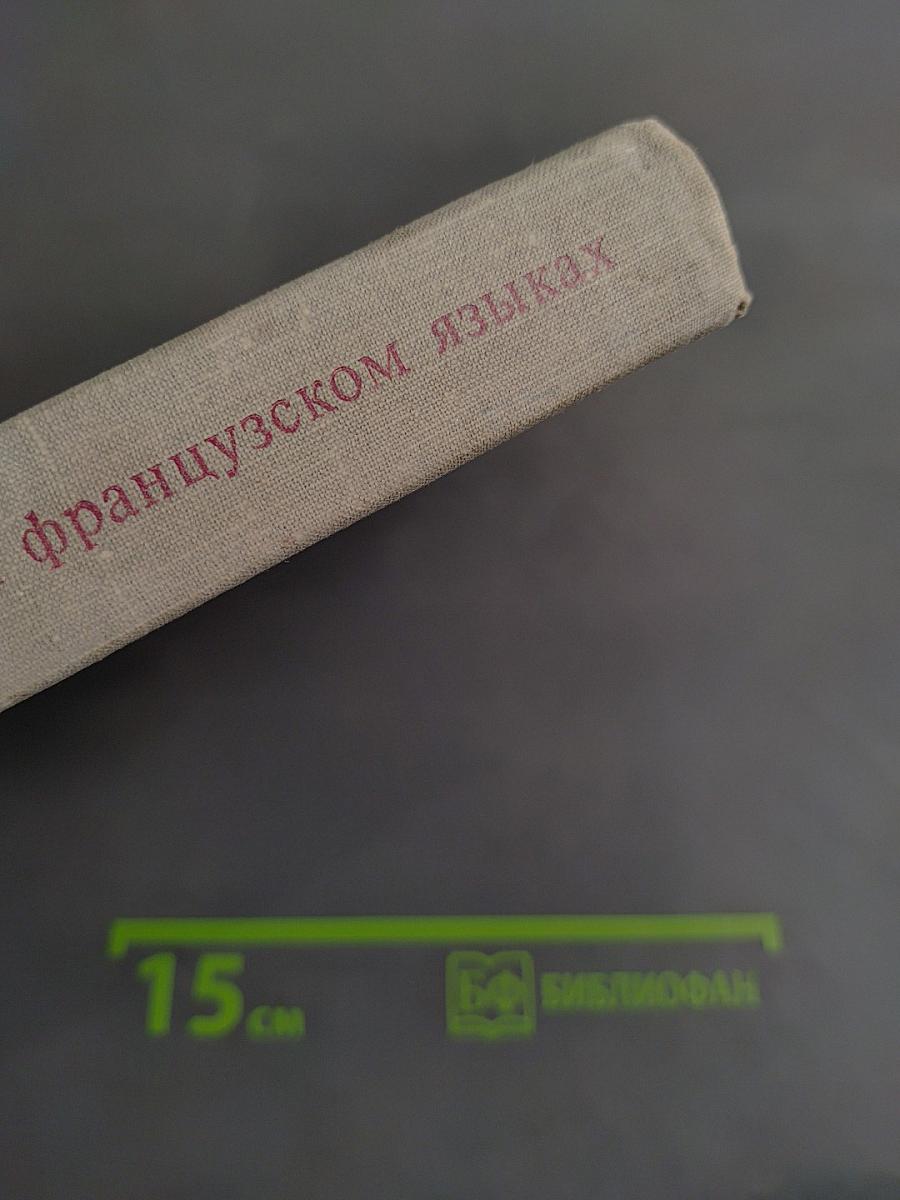 Управление глаголов в русском и французском языках