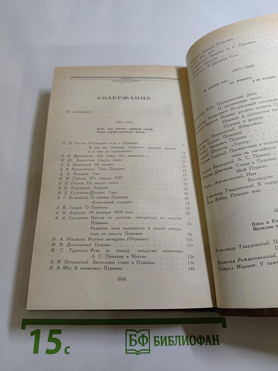 Светлое имя Пушкин