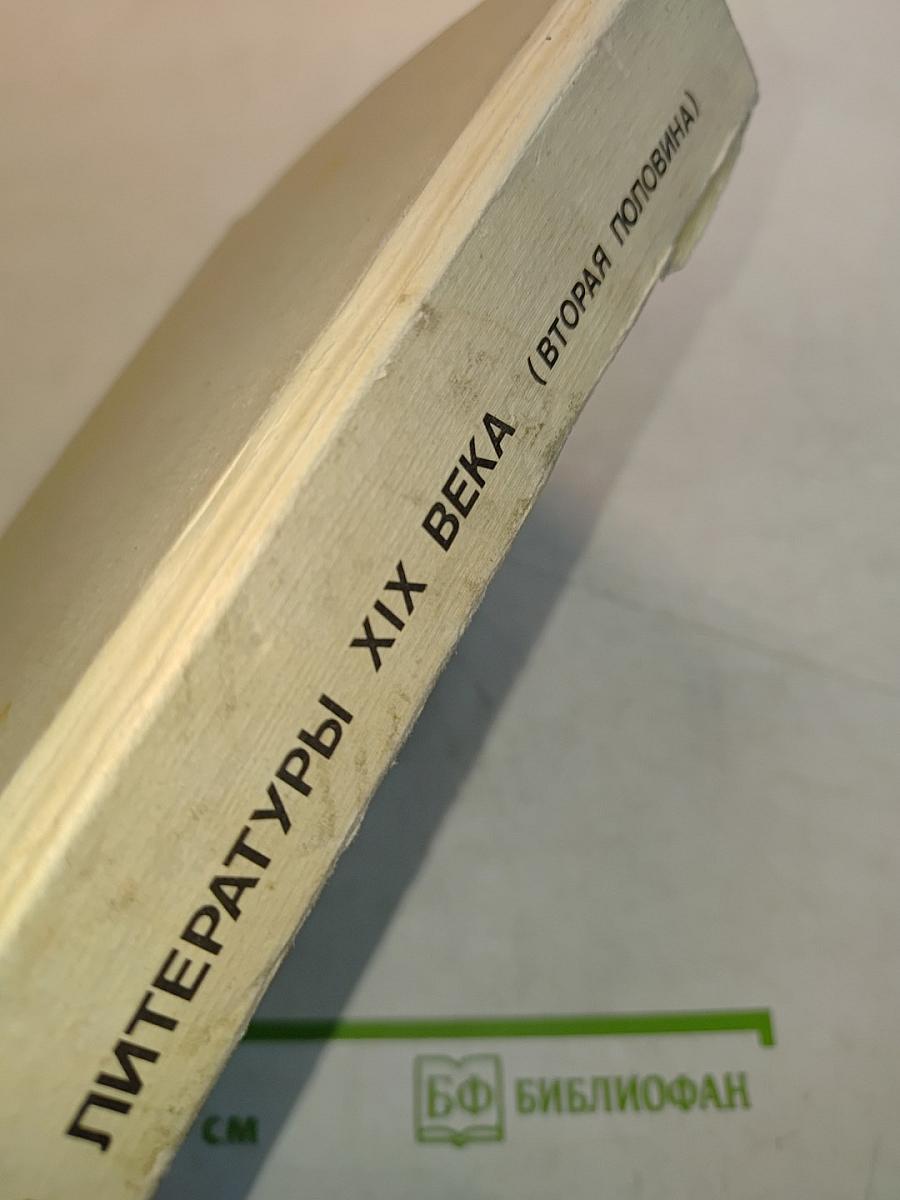 История русской литературы XIX века (Вторая половина)