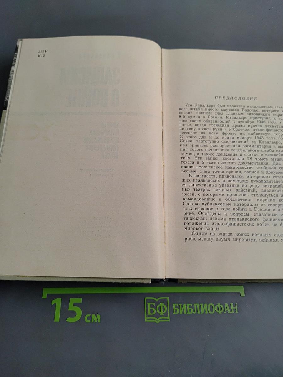 Записки о войне. Дневник начальника итальянского генерального штаба