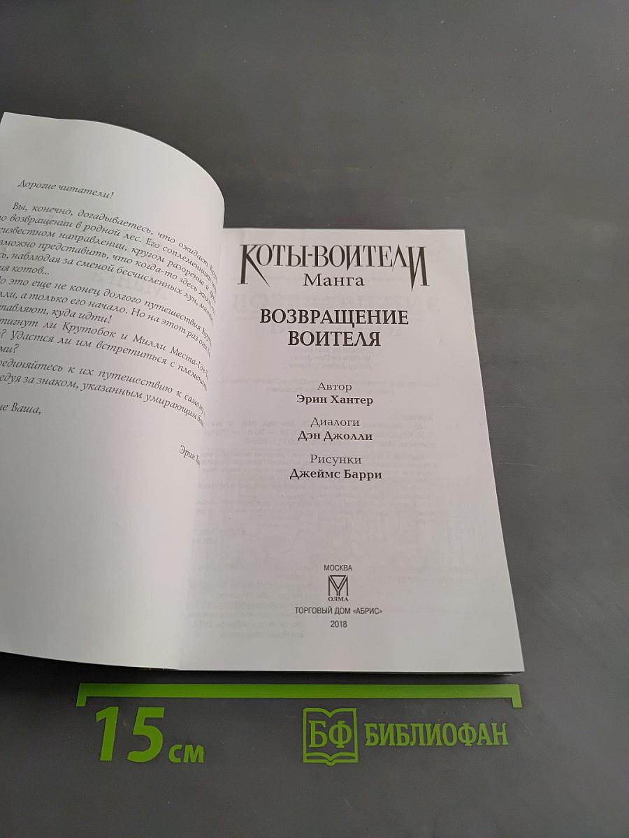 Коты-воители. Возвращение воителя