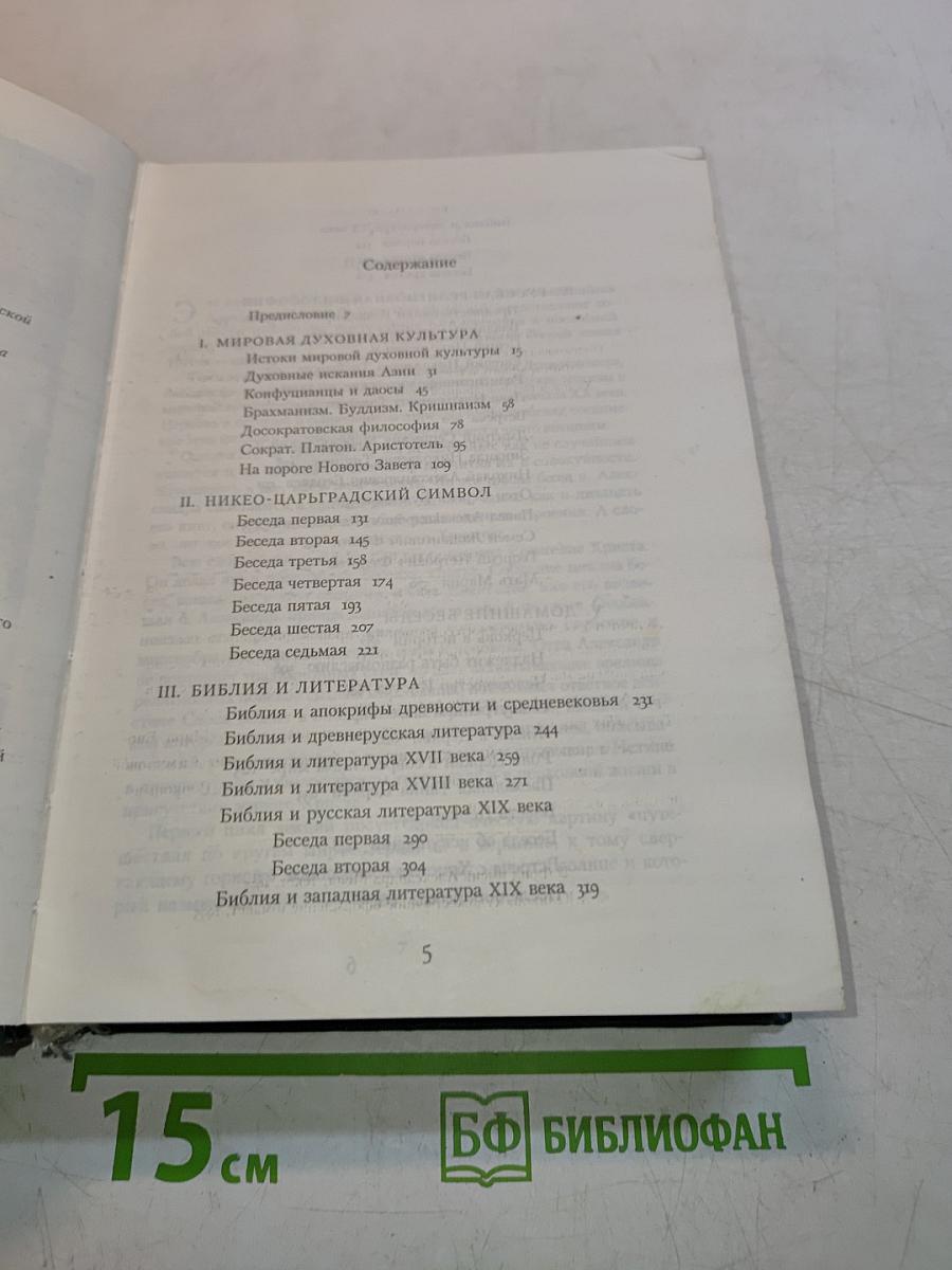 Мировая духовная культура. Христианство. Церковь. Лекции и беседы