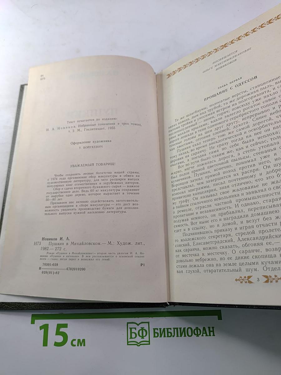 Пушкин в Михайловском