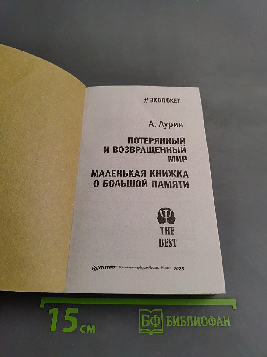 Потерянный и возвращенный мир. Маленькая книжка о большой памяти