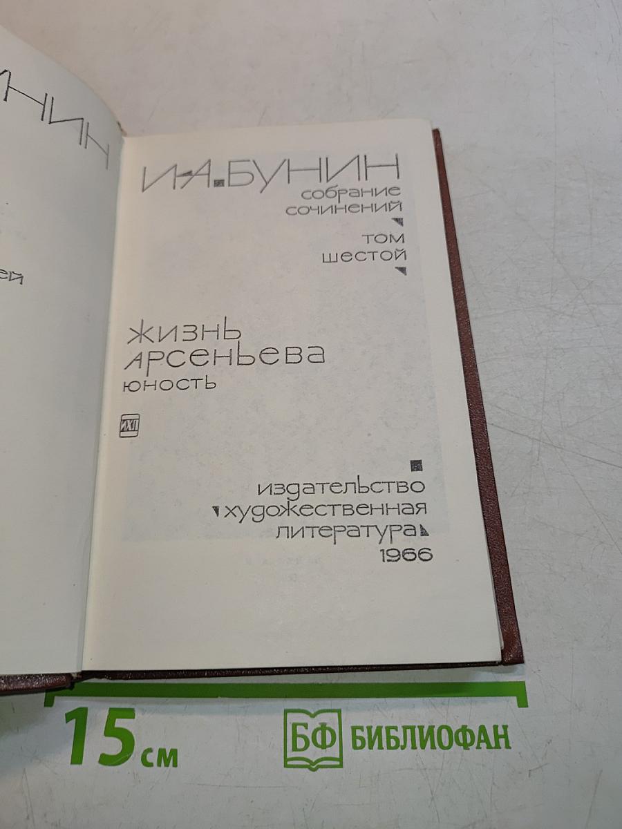 Жизнь Арсеньева. Том шестой