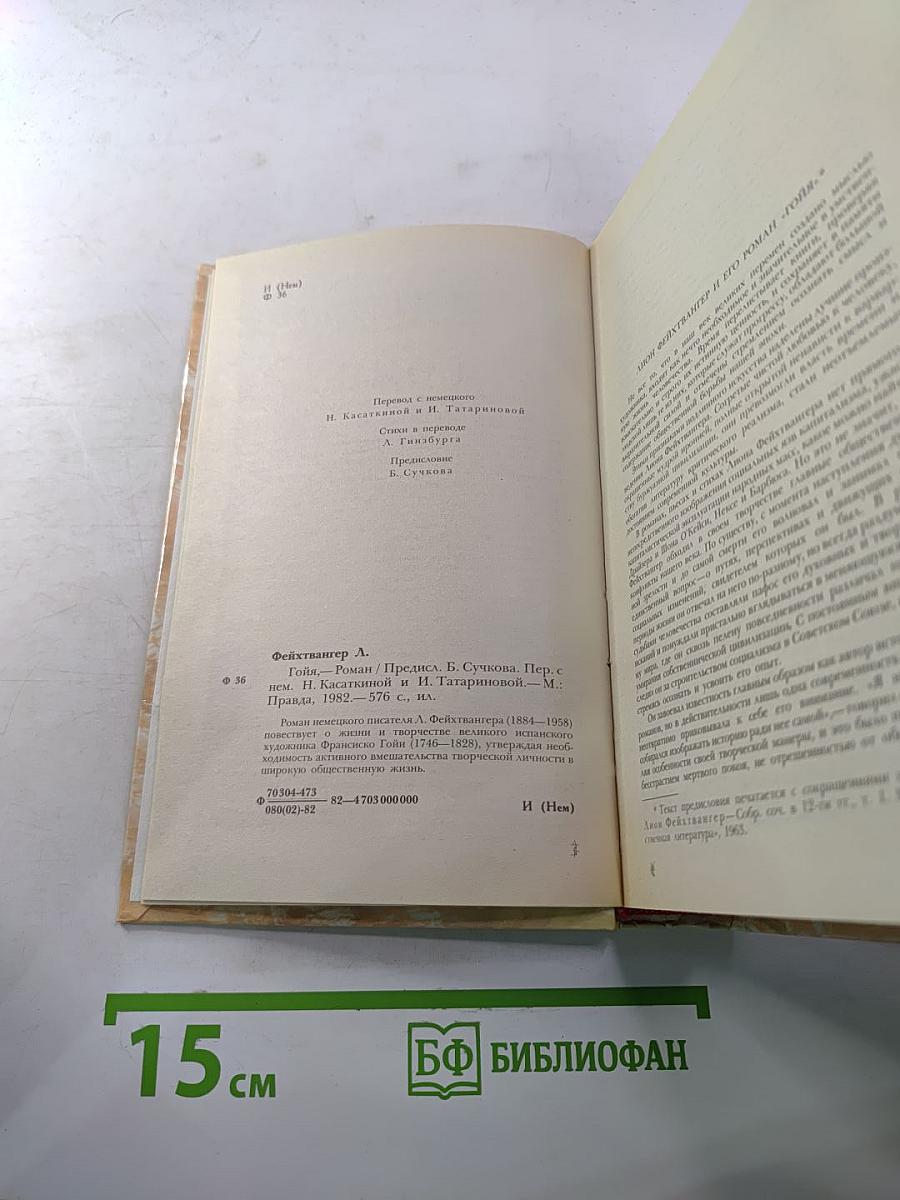Гойя, или Тяжкий путь познания