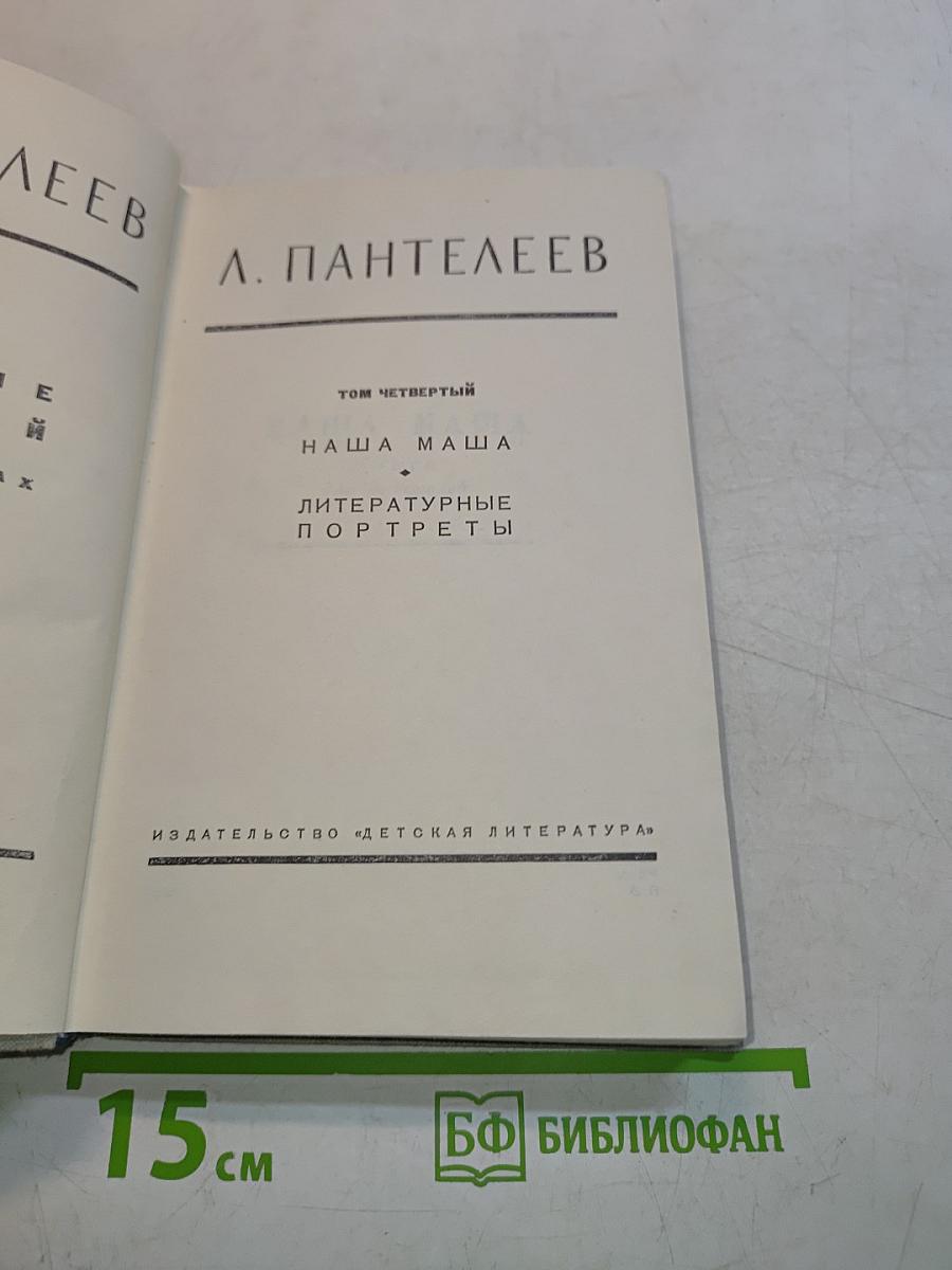 Наша Маша. Литературные портреты. Том четвертый