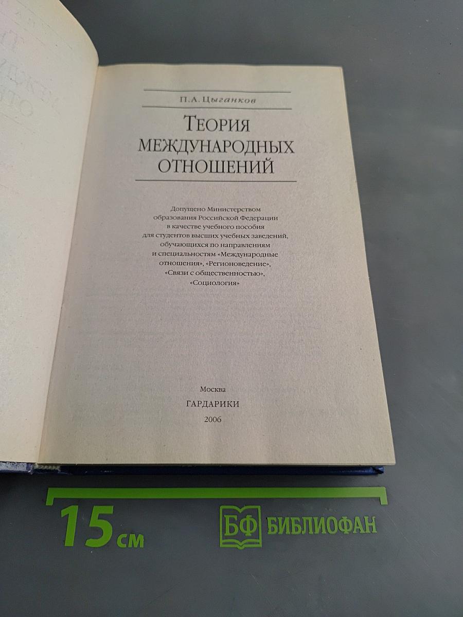 Теория международных отношений