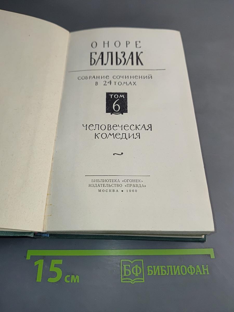 Человеческая комедия. Том 6