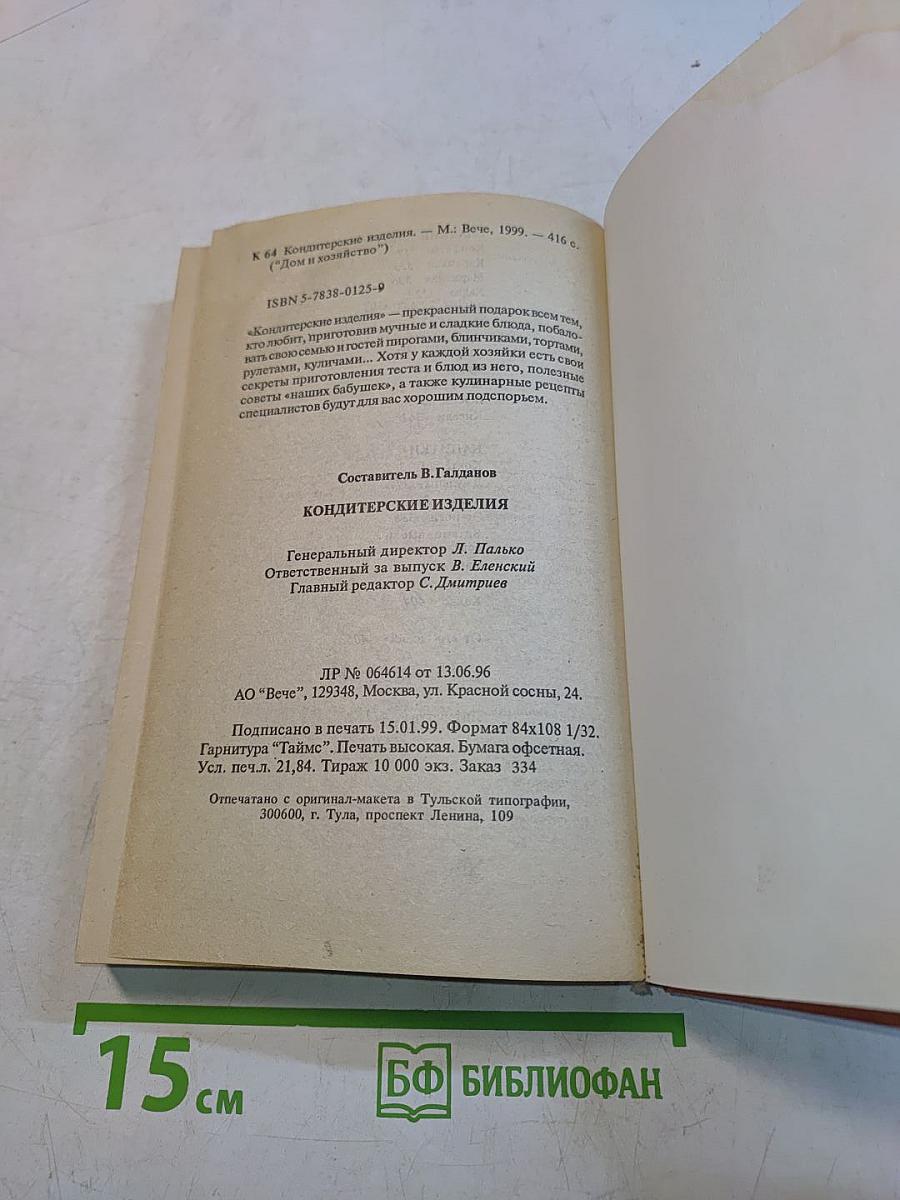 Кондитерские изделия